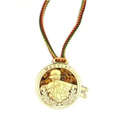 Medinis medalis su gintaru Mazylai kaina ir informacija | Kitos originalios dovanos | pigu.lt