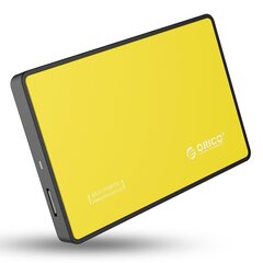 Kietasis diskas Orico SSD, HDD 2.5" Sata III geltona kaina ir informacija | Išoriniai kietieji diskai (SSD, HDD) | pigu.lt