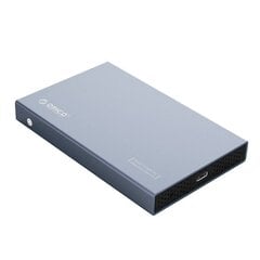 Kietasis diskas Orico HDD/SSD 2.5" USB3.1 Type-C Gen2 pilkas kaina ir informacija | Išoriniai kietieji diskai (SSD, HDD) | pigu.lt