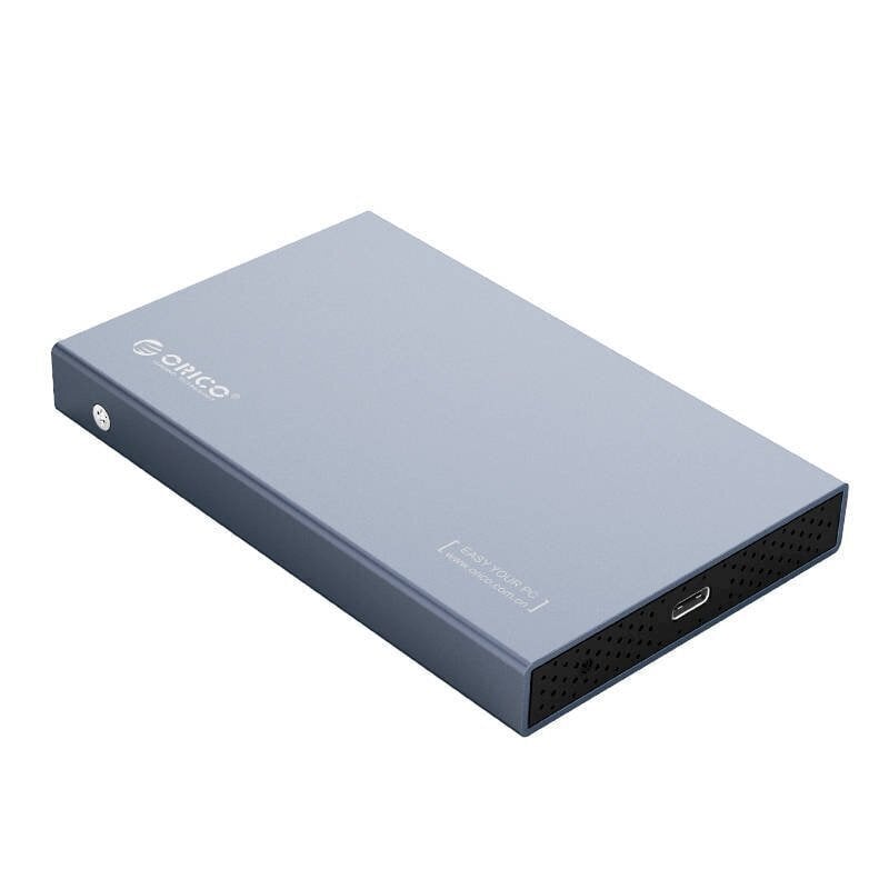 Kietasis diskas Orico HDD/SSD 2.5" USB3.1 Type-C Gen2 pilkas kaina ir informacija | Išoriniai kietieji diskai (SSD, HDD) | pigu.lt
