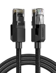 UGREEN NW135 Cat 6 U/UTP Braid Ethernet RJ45 Cable 3m (black) цена и информация | Кабели и провода | pigu.lt