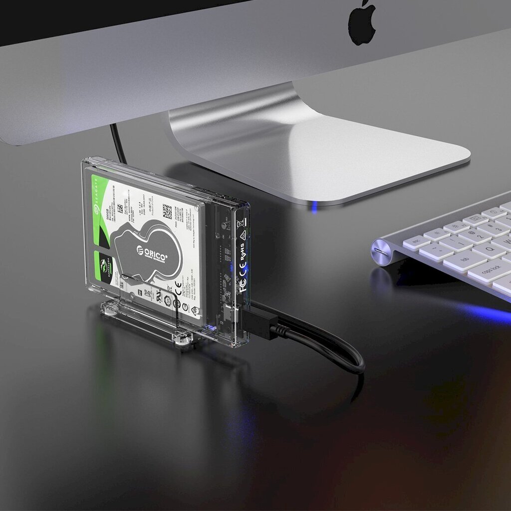 Orico 2,5" USB-C 3.1 + kabelis USB 3.0 to USB-C kaina ir informacija | Adapteriai, USB šakotuvai | pigu.lt