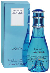 Tualetinis vanduo Davidoff Cool Water Woman EDT moterims 50 ml kaina ir informacija | Davidoff Kvepalai, kosmetika | pigu.lt