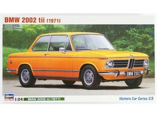 Сборная модель для склеивания Hasegawa - BMW 2002 tii (1971), 1/24, 21123 цена и информация | Конструкторы и кубики | pigu.lt