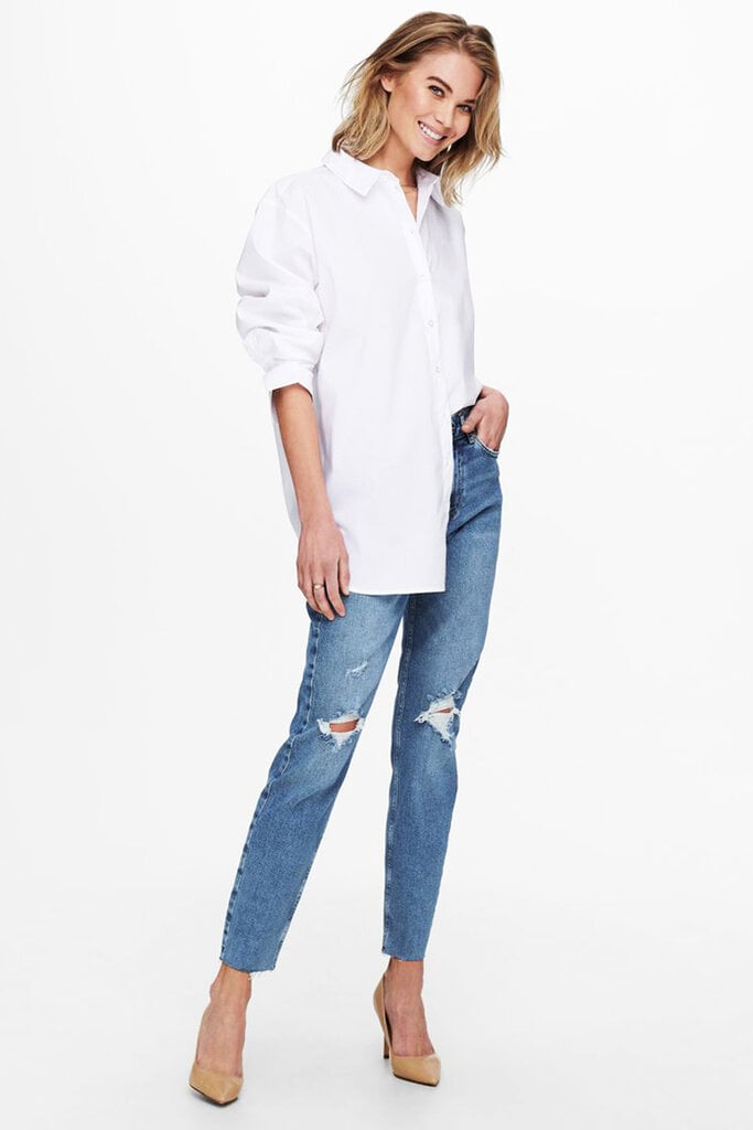 Marškiniai moterims Jacqueline De Yong 15233486WHITE, balti kaina ir informacija | Palaidinės, marškiniai moterims | pigu.lt