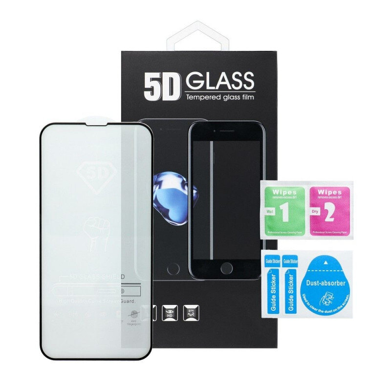 Apsauginis stikliukas 5D Full Glue, skirtas iPhone 13 Pro Max / 14 Plus kaina ir informacija | Apsauginės plėvelės telefonams | pigu.lt