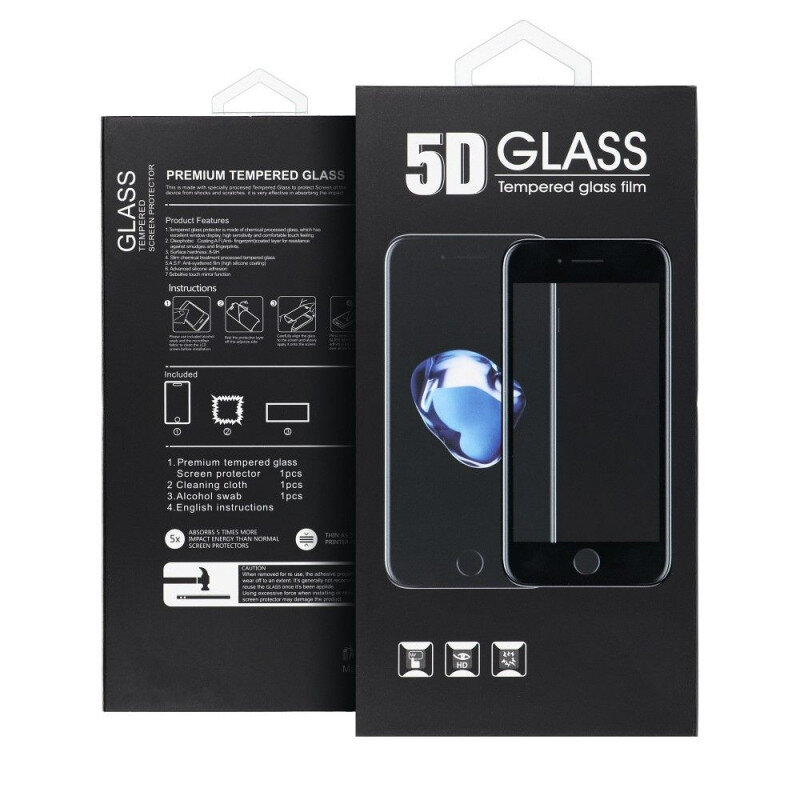 Apsauginis stikliukas 5D Full Glue, skirtas iPhone 13 Pro Max / 14 Plus kaina ir informacija | Apsauginės plėvelės telefonams | pigu.lt