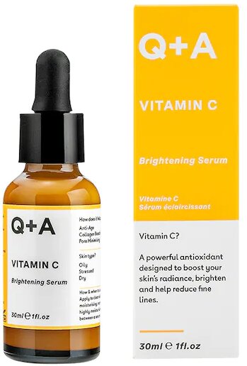 Šviesinantis serumas su vitaminu C Q+A Vitamin C, 30 ml kaina ir informacija | Veido aliejai, serumai | pigu.lt