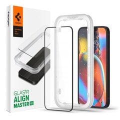 TEMPERED GLASS Spigen ALM GLASS FC IPHONE 13 | 13 PRO | 14 BLACK цена и информация | Защитные пленки для телефонов | pigu.lt