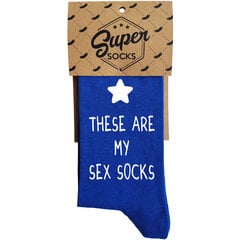 Kojinės "These are my sex socks" kaina ir informacija | Originalios kojinės | pigu.lt