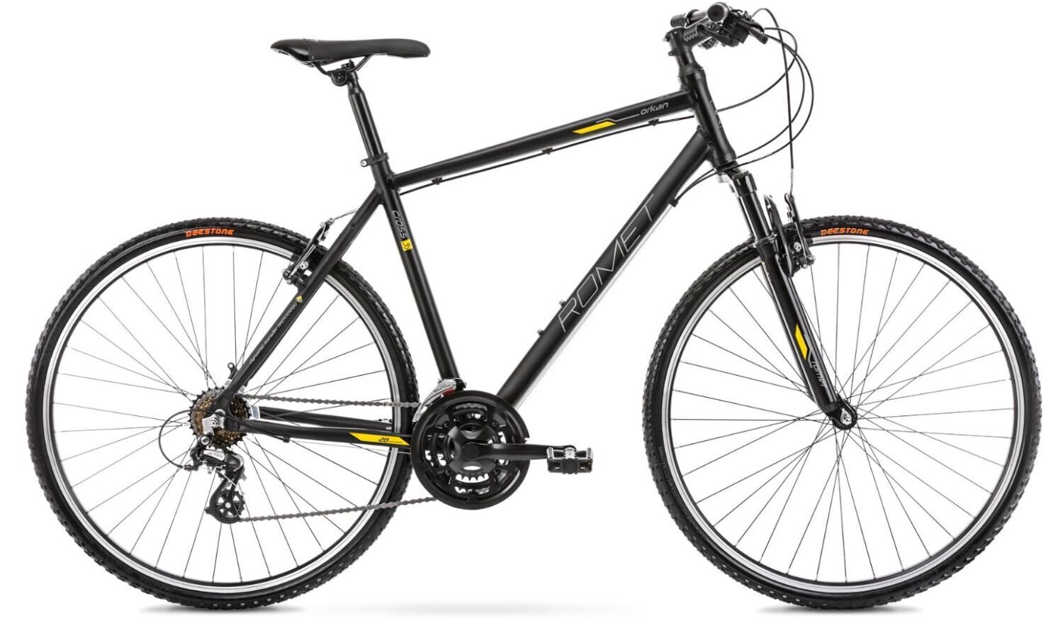 Hibridinis dviratis Romet Orkan M 28" 2022, juodas kaina ir informacija | Dviračiai | pigu.lt