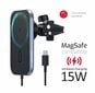 Swissten Mafsafe Air Vent Car Holder With 15W Wireless Charging Black цена и информация | Telefono laikikliai | pigu.lt