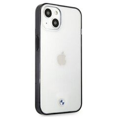 Силиконовый чехол BMW BMHCP13SPCUMRBK Signature Collection для Apple iPhone 13 Mini, прозрачный цена и информация | Чехлы для телефонов | pigu.lt