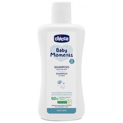 Шампунь Chicco Baby Moments, 200 мл цена и информация | Косметика для мам и детей | pigu.lt