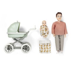 Мужская фигура с коляской и малышом Lundby цена и информация | Игрушки для девочек | pigu.lt