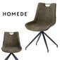 Kėdė Homede Sahari, šviesiai ruda цена и информация | Virtuvės ir valgomojo kėdės | pigu.lt