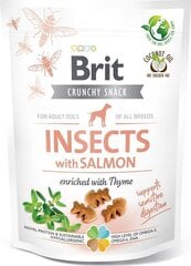 Brit Care Dog Crunchy Cracker с насекомыми и лососем, 200 г цена и информация | Лакомства для собак | pigu.lt