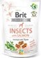 Brit Care Dog Crunchy Cracker su vabzdžiais ir lašiša, 200 g цена и информация | Skanėstai šunims | pigu.lt