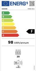 Hoover HWCB30/1 цена и информация | Винные холодильники | pigu.lt