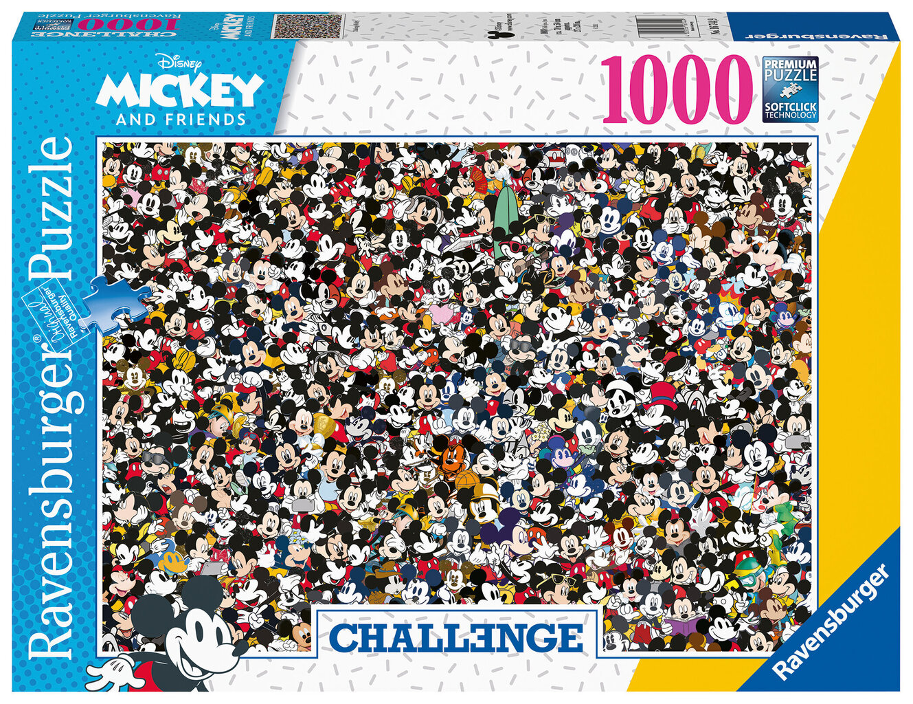 Dėlionė Ravensburger Mickey Challenge, 1000 d., 16744 kaina ir informacija | Dėlionės (puzzle) | pigu.lt