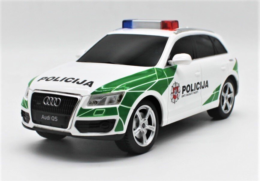 Radijo bangomis valdomas automodelis Lietuvos policija Audi Q5 Rastar 1:24,  38610 kaina | pigu.lt