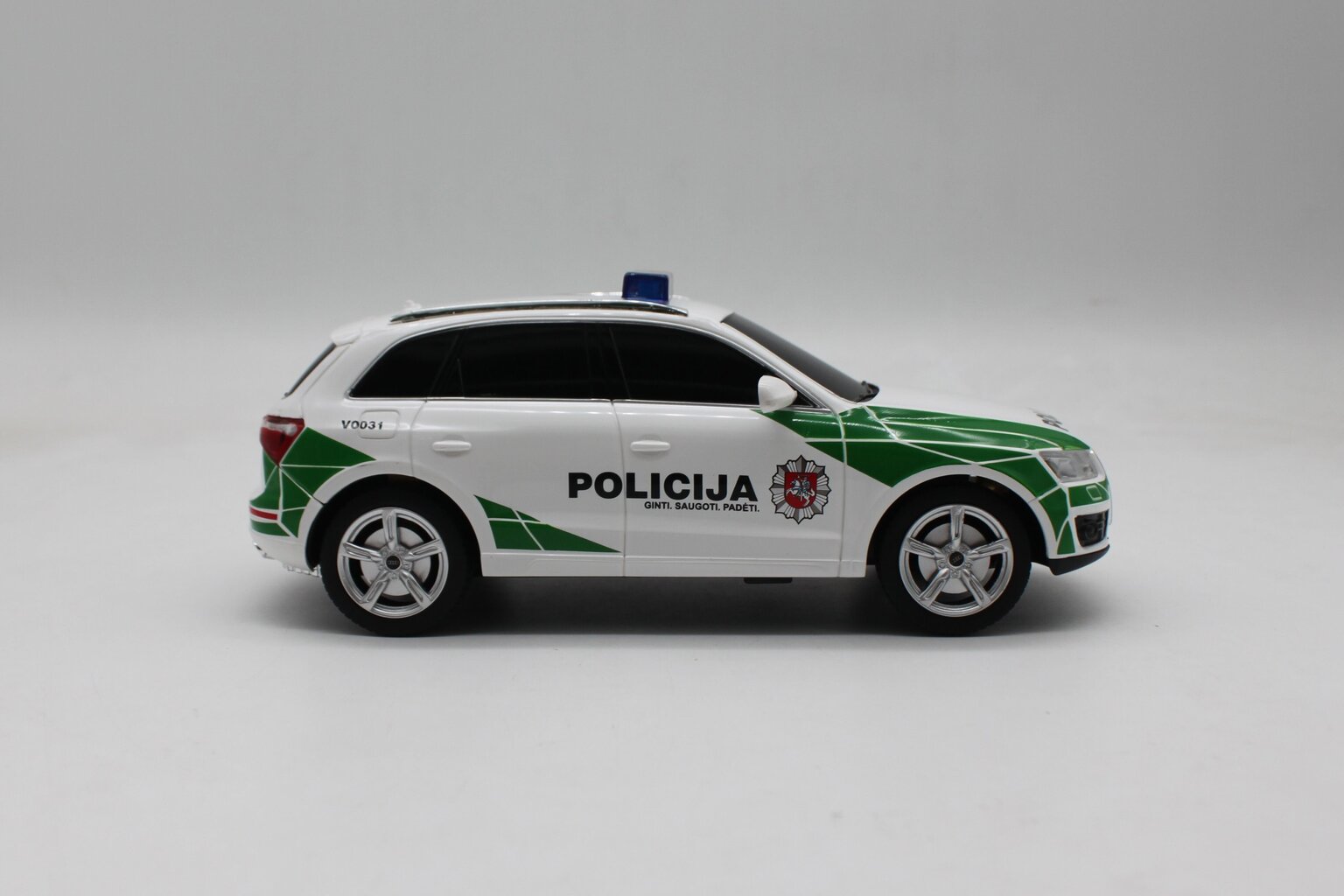 Radijo bangomis valdomas automodelis Lietuvos policija Audi Q5 Rastar 1:24, 38610 kaina ir informacija | Žaislai berniukams | pigu.lt