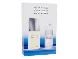 Issey Miyake L'Eau D'Issey pour Homme Gift Set EDT 75 ml and deostick L'Eau D'Issey pour Homme 75 75ml цена и информация | Мужские духи | pigu.lt