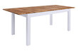 Išskleidžiamas stalas BRW Holten, baltas/rudas kaina ir informacija | Virtuvės ir valgomojo stalai, staliukai | pigu.lt