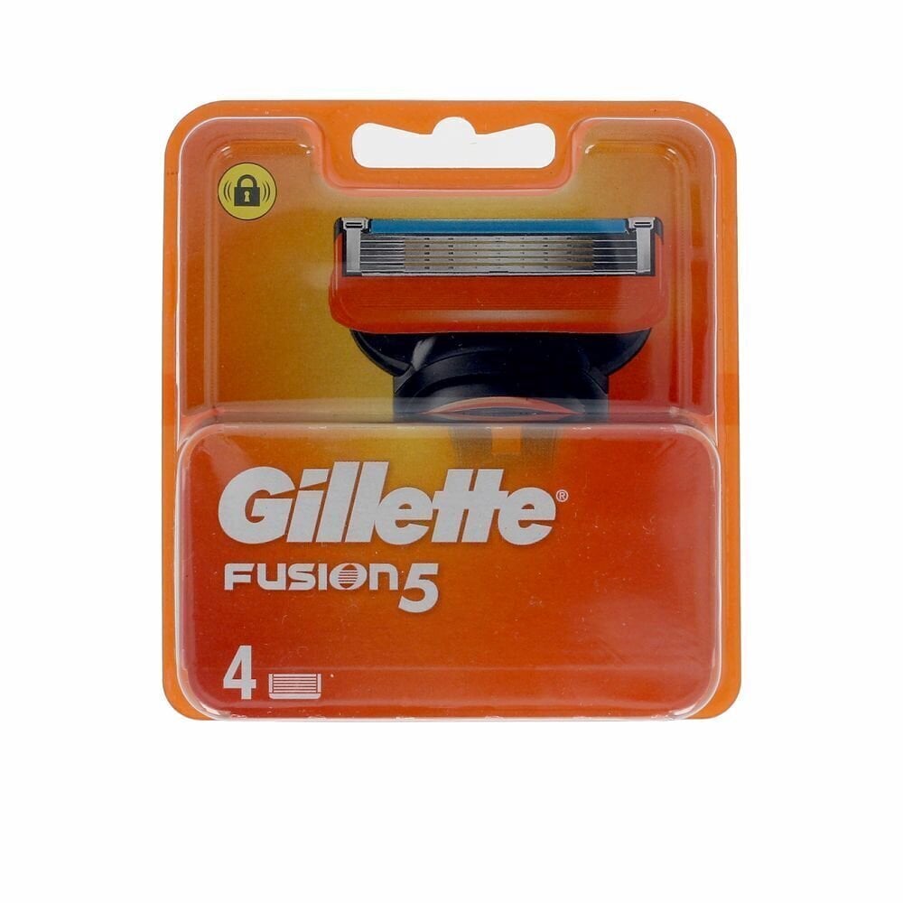 Skutimosi peiliukų galvutės Gillette Fusion 5, 4 vnt. цена и информация | Skutimosi priemonės ir kosmetika | pigu.lt