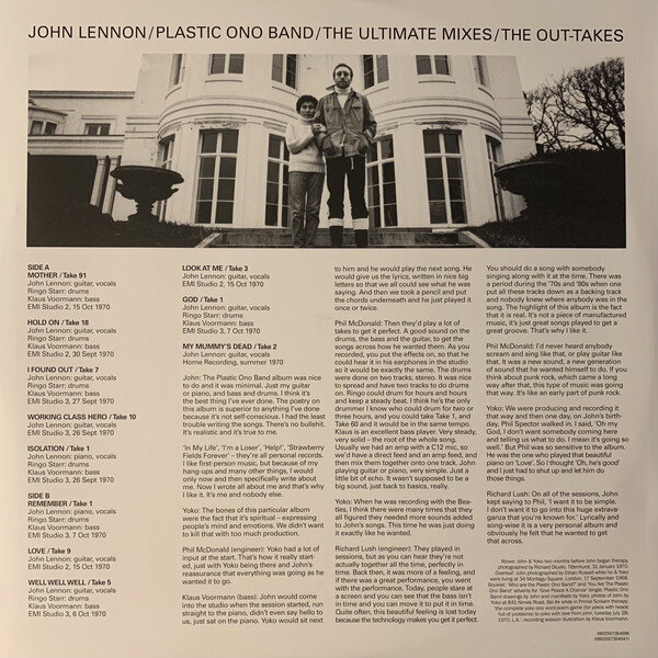 Vinilo plokštelė John Lennon - John Lennon / Plastic Ono Band, 2LP, Deluxe Edition, 12" vinyl record kaina ir informacija | Vinilinės plokštelės, CD, DVD | pigu.lt