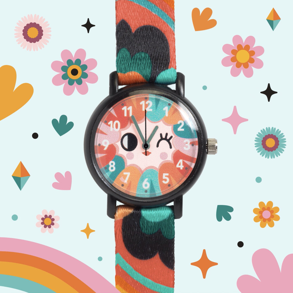 Vaikiškas laikrodis - Pop, DJECO DD00431 kaina ir informacija | Aksesuarai vaikams | pigu.lt