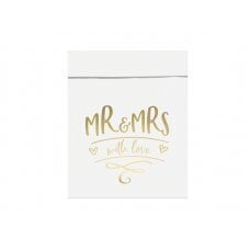 Бумажные пакеты для лакомств Mr & Mrs, 13x16,5см (1 упаковка / 6 шт.) цена и информация | Товары для упаковки подарков | pigu.lt