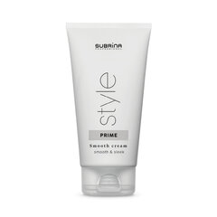 Subrina Style Prime Lyginamasis kremas plaukams Smooth Cream, 150 ml kaina ir informacija | Plaukų formavimo priemonės | pigu.lt