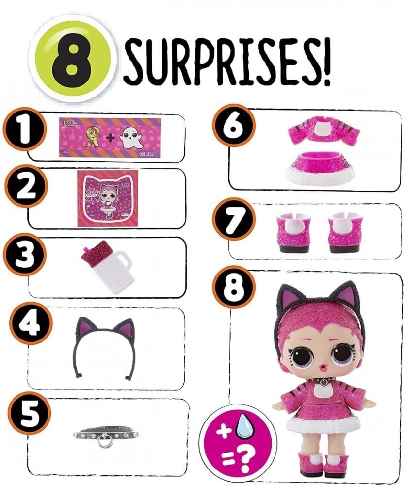 Lėlė LOL Surprise! Costume Glam - Baby Cat Doll - Limited Edition! цена и информация | Žaislai mergaitėms | pigu.lt