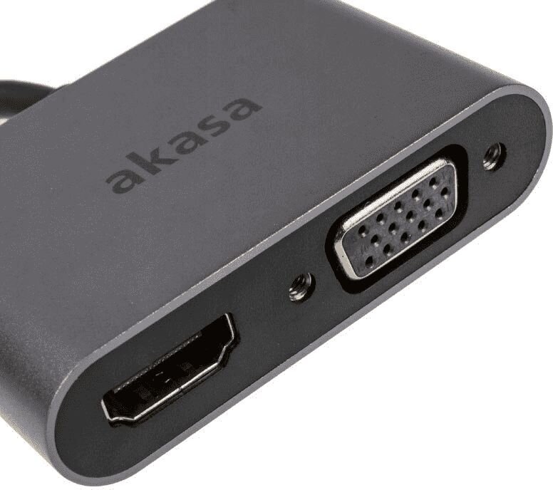 Akasa AK-CBCA23-18BK kaina ir informacija | Adapteriai, USB šakotuvai | pigu.lt