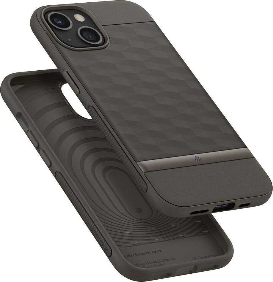 Caseology Parallax dėklas ash grey iPhone 13 kaina ir informacija | Telefono dėklai | pigu.lt