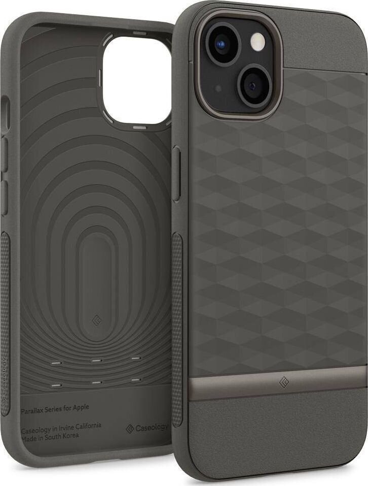 Caseology Parallax dėklas ash grey iPhone 13 kaina ir informacija | Telefono dėklai | pigu.lt