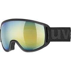 Slidinėjimo akiniai Uvex Topic FM Spheric, juodi/mėlyni kaina ir informacija | Slidinėjimo akiniai | pigu.lt