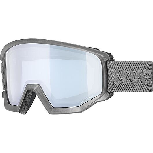 Slidinėjimo akiniai Uvex Athletic FM Rhino, pilki kaina ir informacija | Slidinėjimo akiniai | pigu.lt