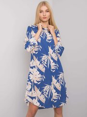 RUE PARIS Женская синяя рубашка. цена и информация | Женские блузки, рубашки | pigu.lt