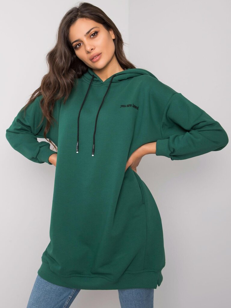 Džemperis moterims, žalias цена и информация | Džemperiai moterims | pigu.lt