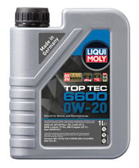 Liqui Moly TOP TEC 6600 0W-20 variklio alyva, 1L kaina ir informacija | Variklinės alyvos | pigu.lt