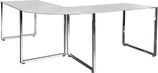 Письменный стол Invicta Big Deal угловой, белый цена и информация | Компьютерные, письменные столы | pigu.lt