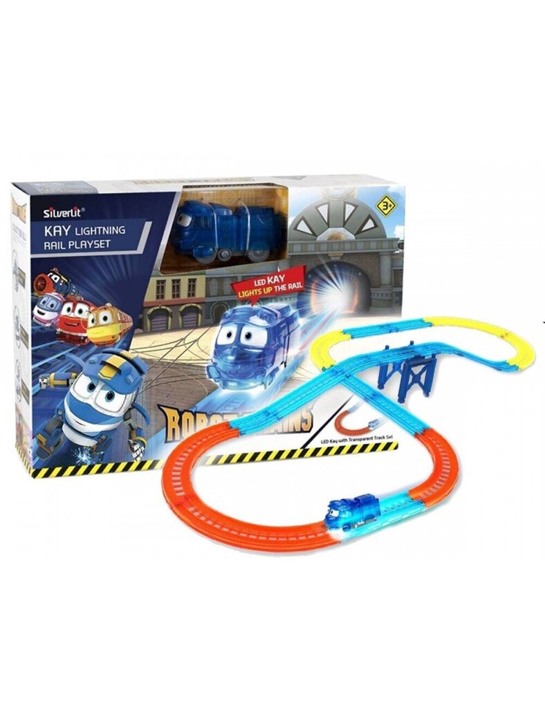 Geležinkelio traukinių rinkinys Silverlit Robot Trains kaina ir informacija | Žaislai berniukams | pigu.lt