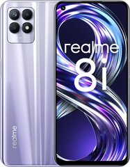 Realme 8i, 4/128 GB, Dual SIM, Stellar Purple цена и информация | Мобильные телефоны | pigu.lt