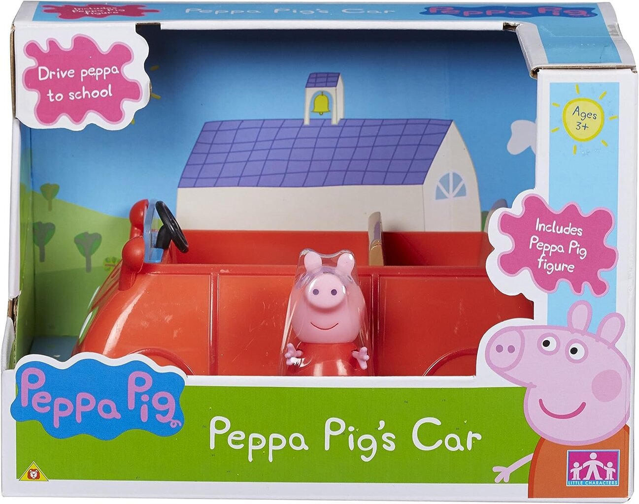 Figūrėlė su automobiliu Peppa Pig Selection 06059 kaina ir informacija | Lavinamieji žaislai | pigu.lt