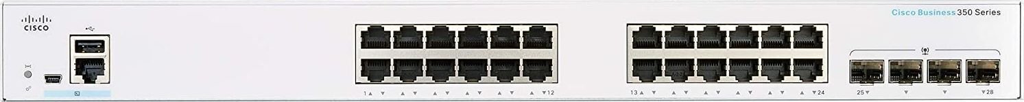 Komutatorius Cisco CBS350-24T-4G-EU kaina ir informacija | Komutatoriai (Switch) | pigu.lt