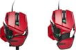 Mad Catz R.A.T. 8+, raudona kaina ir informacija | Pelės | pigu.lt