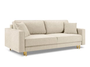 Sofa Cosmopolitan Design Fano, smėlio/auksinės spalvos kaina ir informacija | Sofos | pigu.lt