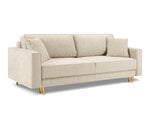 Sofa Cosmopolitan Design Fano, smėlio/auksinės spalvos